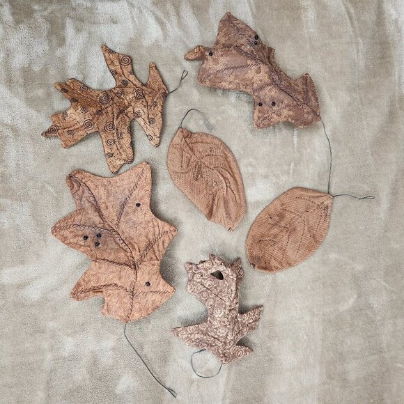Schneeman Other - Vintage Folk Art Fall Leaves by Schneeman